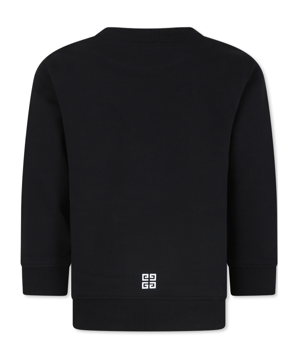 GIVENCHY GIVENCHY KIDS LOGO PRINTED FLEECE SWEATSHIRT