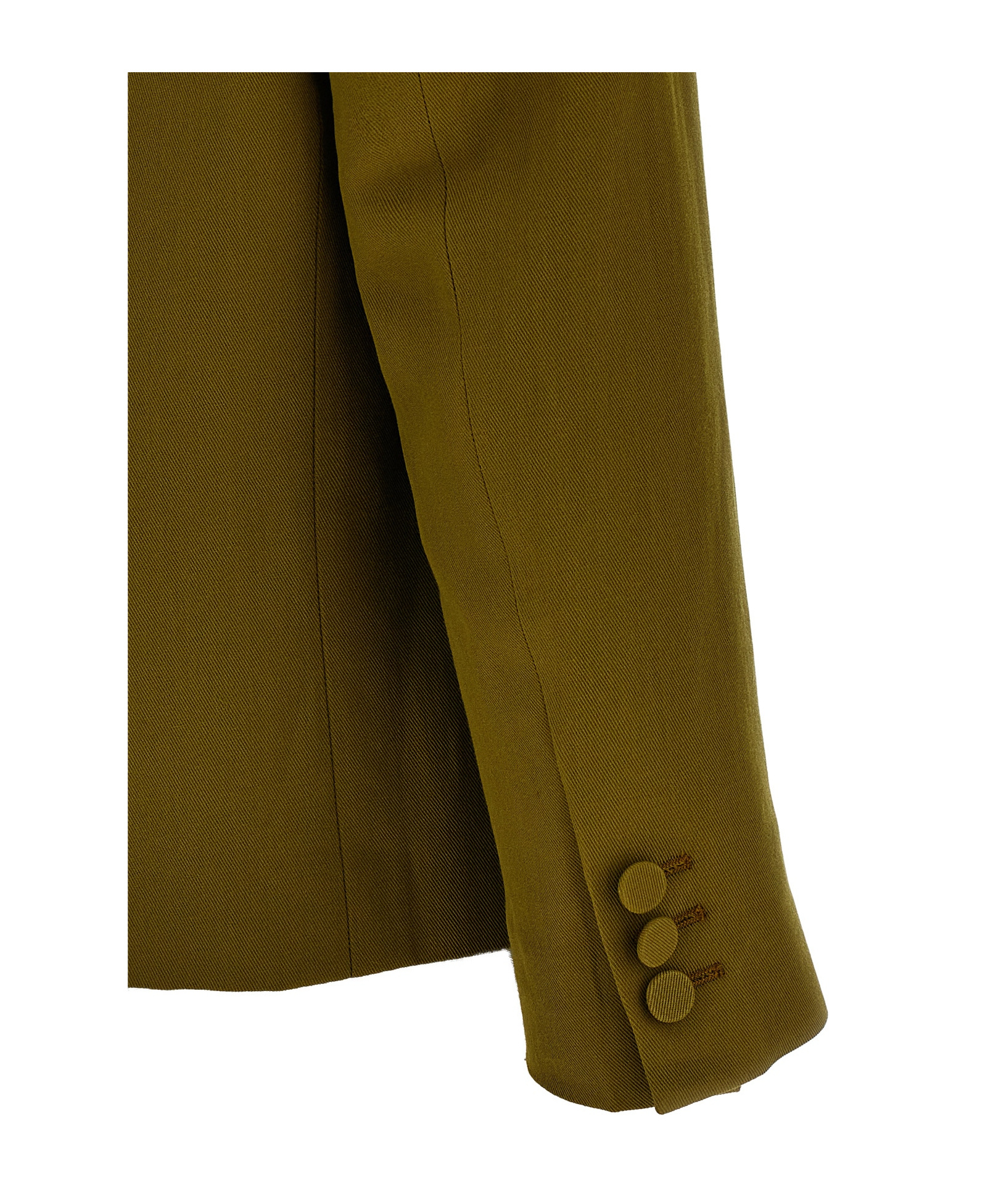 Dries Van Noten 'bamis' Blazer Featuring Buttoned Cuffs In Brown