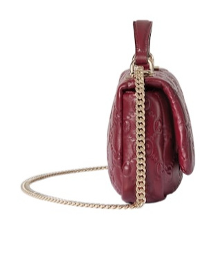 Gucci Gg Milano Mini Handbag In Red