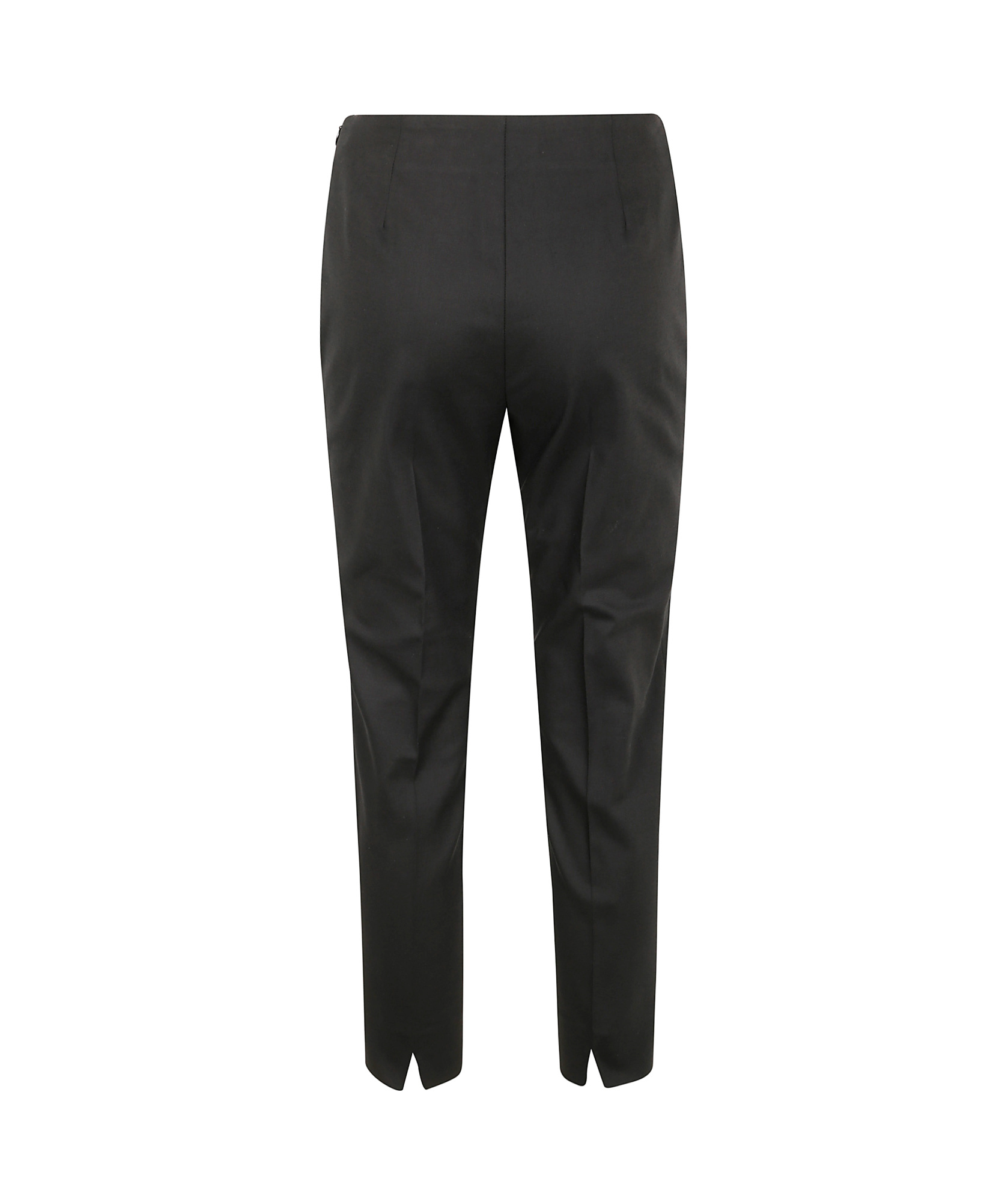 Shop Peserico Cropped Tailored Trousers In Black