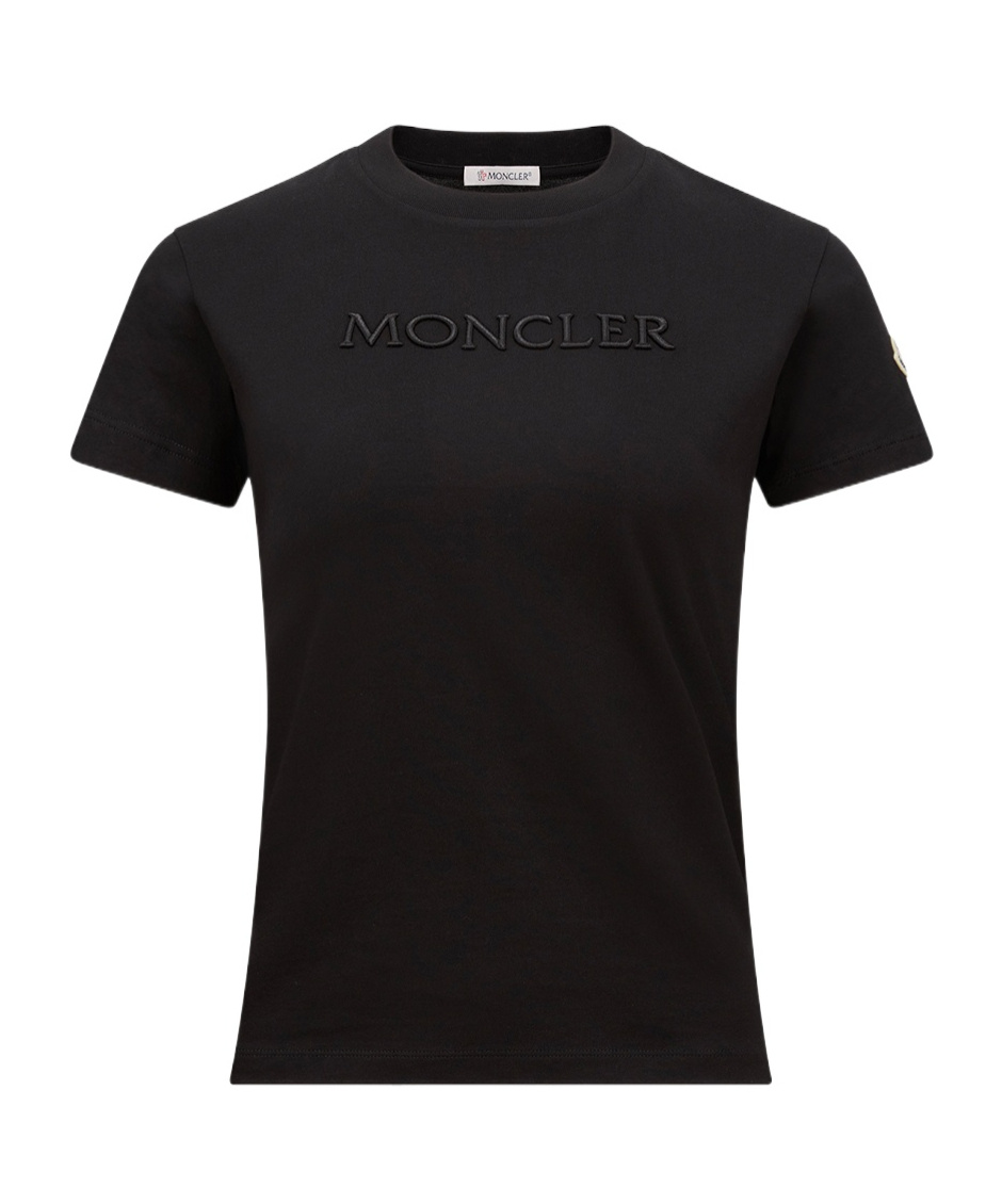 Moncler Short-sleeved T-shirt In Black