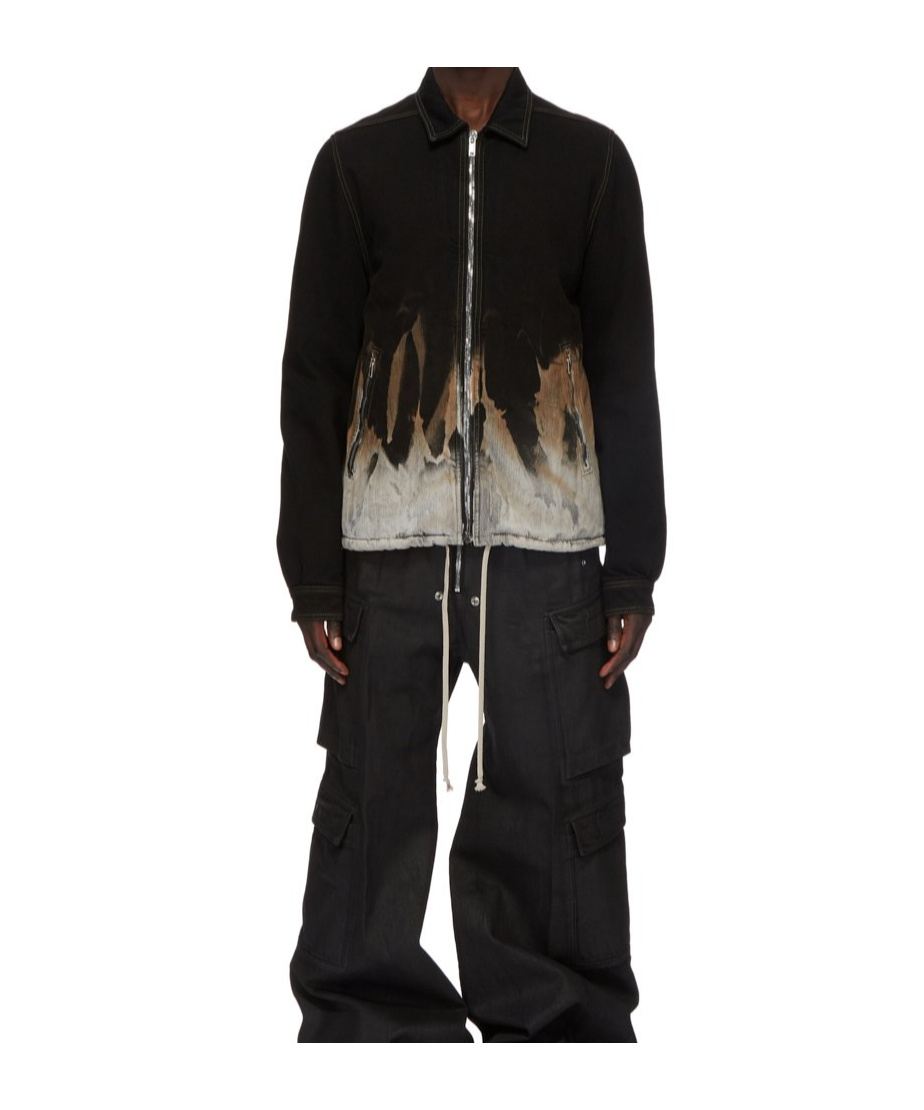 Rick Owens Drkshdw Drkshdw By Rick Owens Cotton Full-zip Sweatshirt In Black