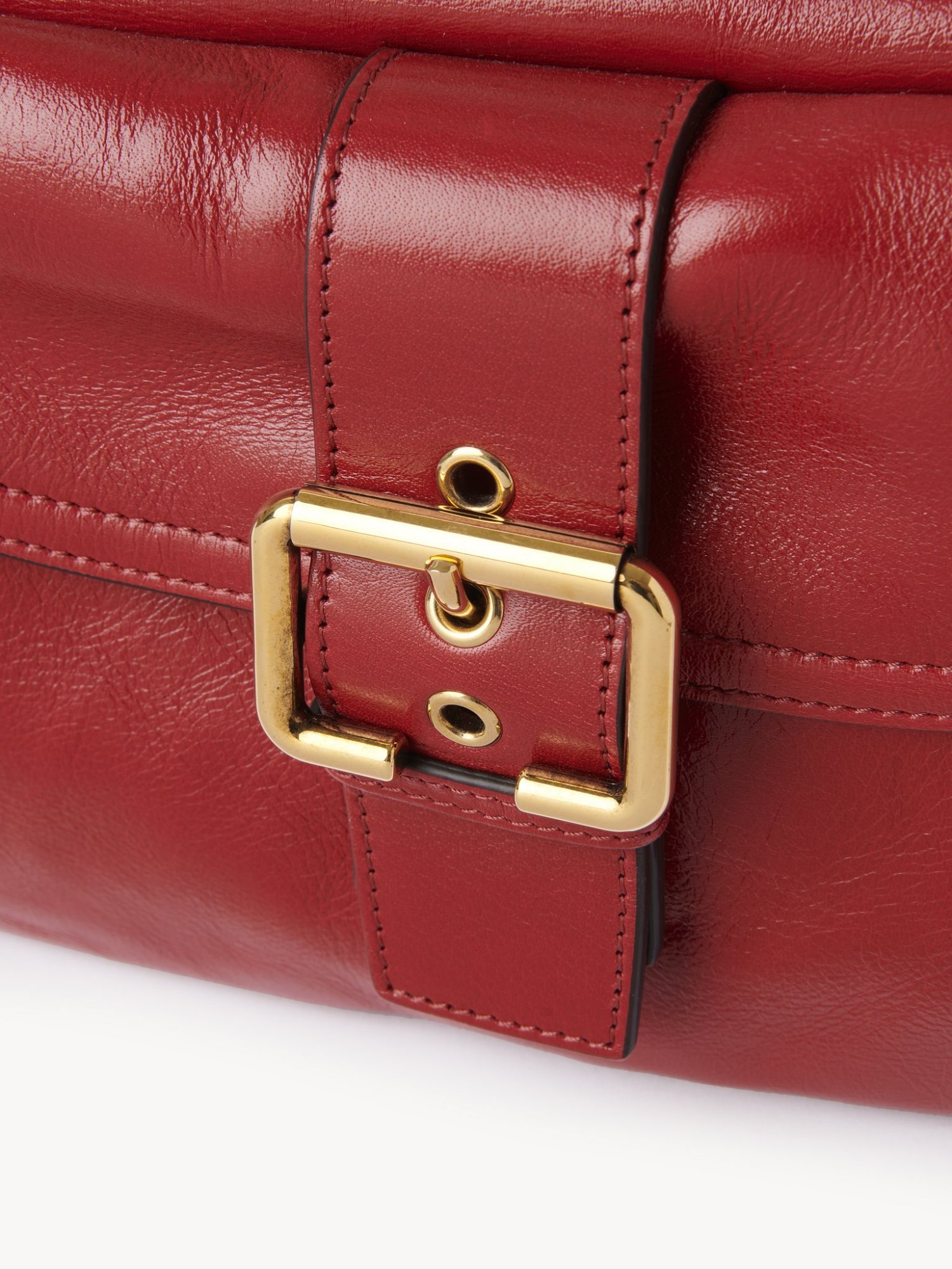 Chloé Camera Shoulder Bag In Red
