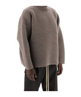 Fear Of God High Neck Drop Shoulder Jumper In Multi
