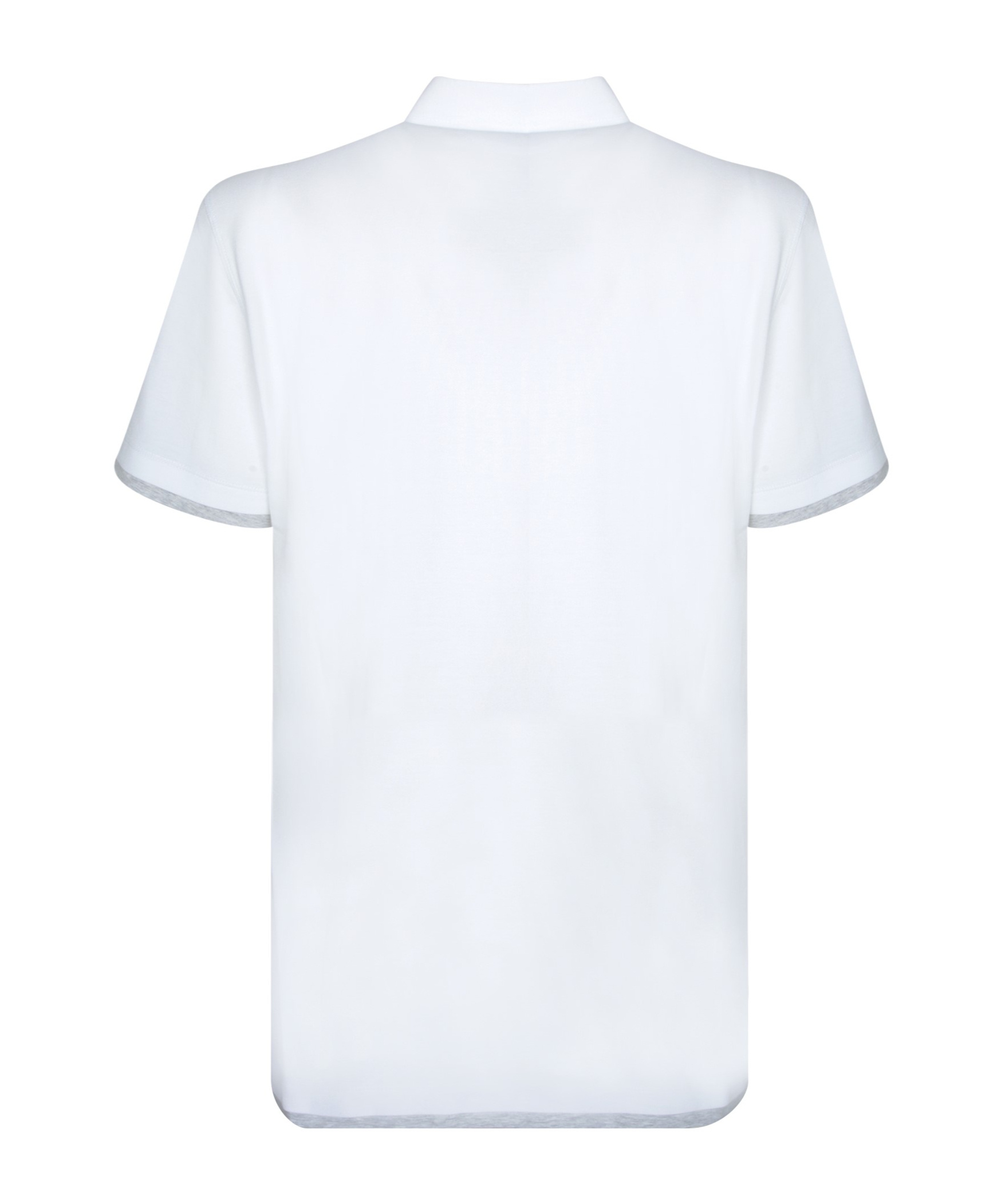 Brunello Cucinelli White Piquã© Polo Shirt In White