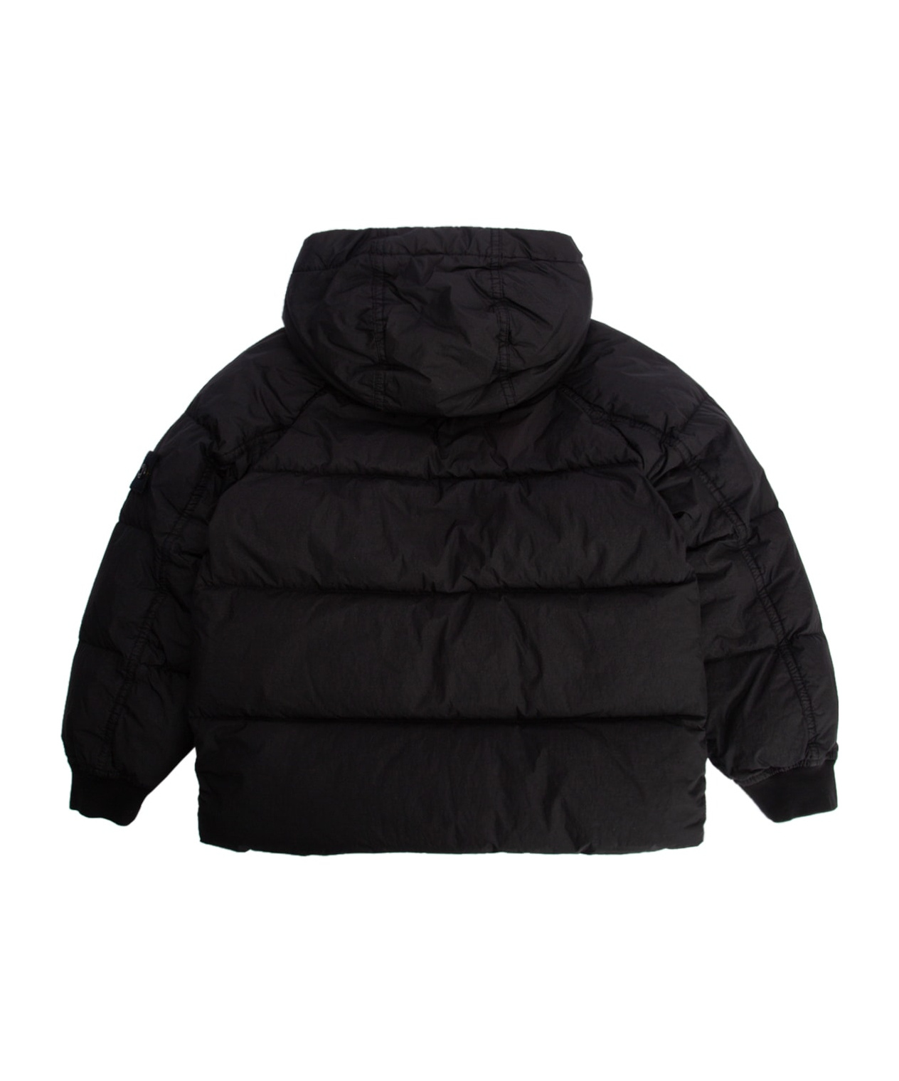 Stone Island Compass-badge Jacket In Black