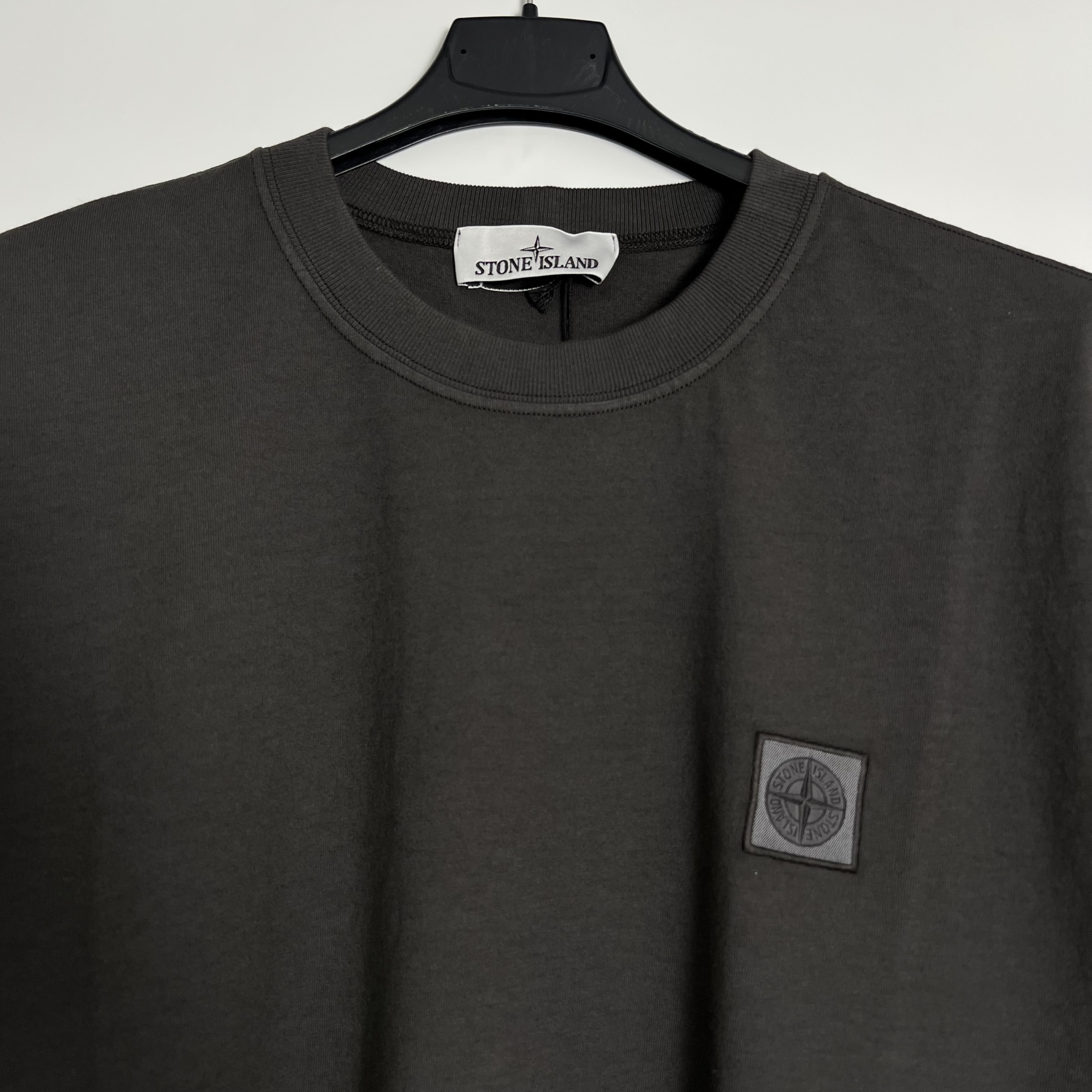 Stone Island Crew Neck T-shirt In Gray