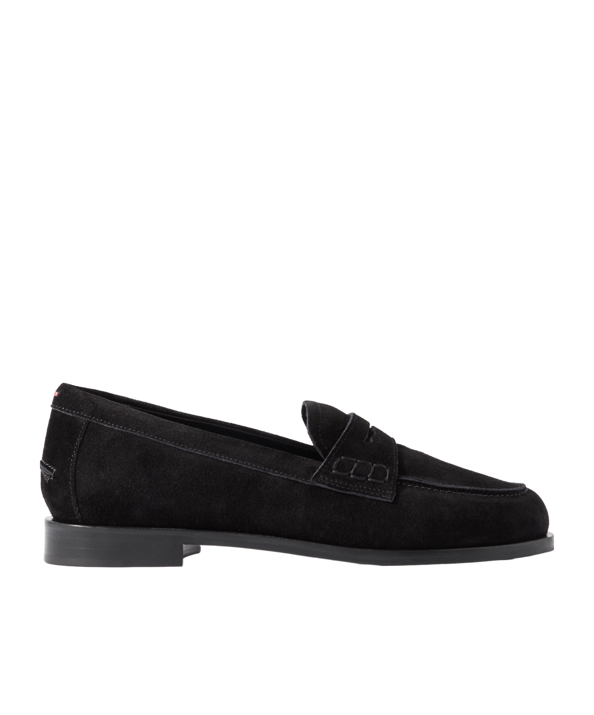 Aeyde Oscar Suede Loafers In Black
