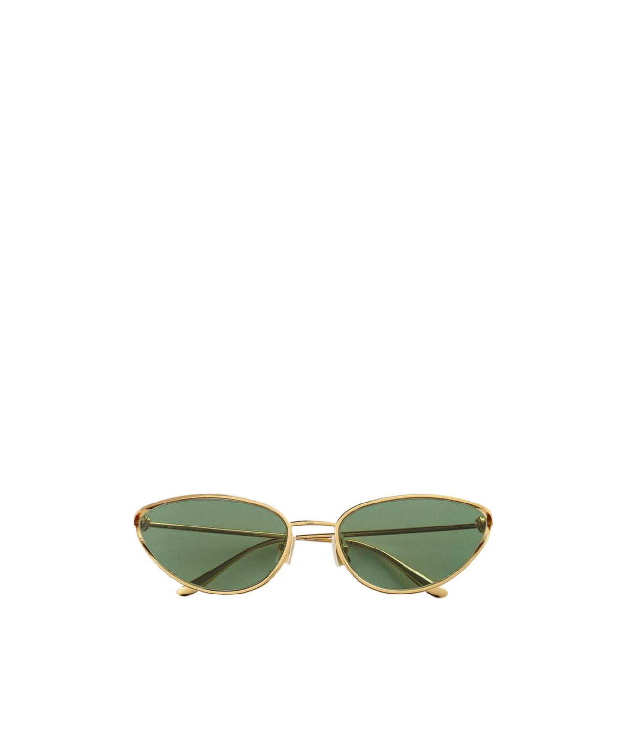 Bottega Veneta Knot Cat Eye Sunglasses In Green