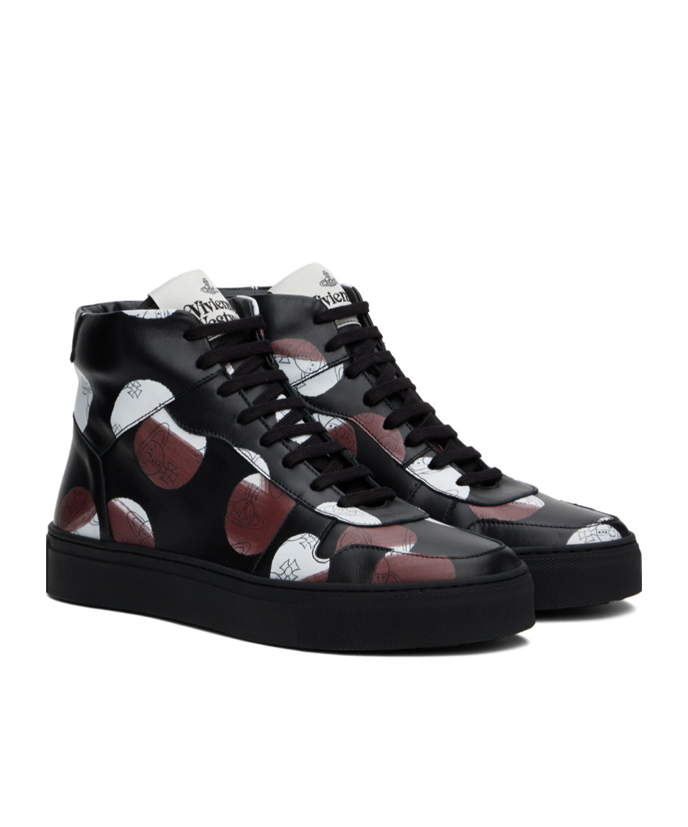 Vivienne Westwood Black Classic High Top Sneakers