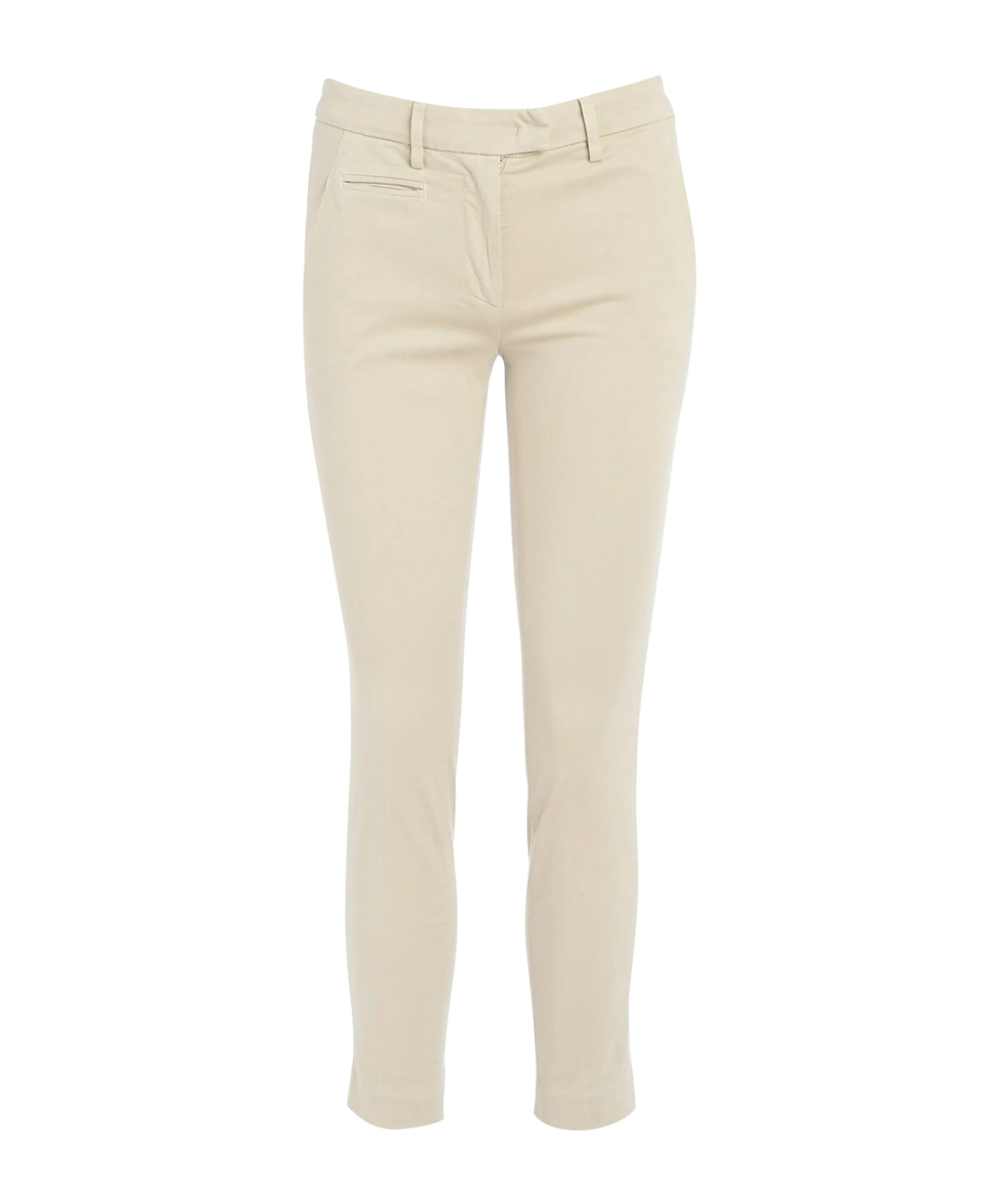 Dondup Slim Fit Trousers Side Pockets In Neutral