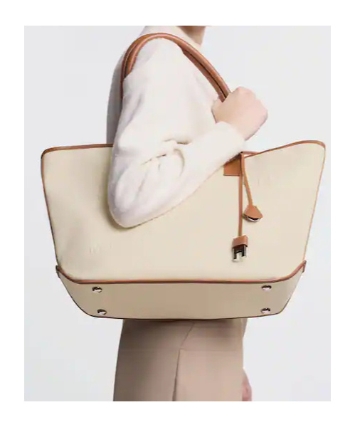 Hogan Address Tote Bag In Brown