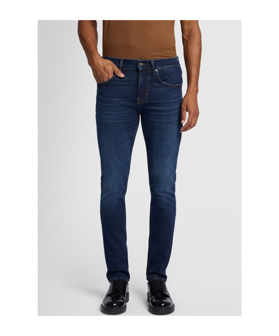 7 FOR ALL MANKIND MID-WAIST DENIM PANTS