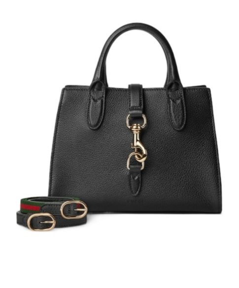 Gucci Structured Tote Bag With Detachable Strap In Black