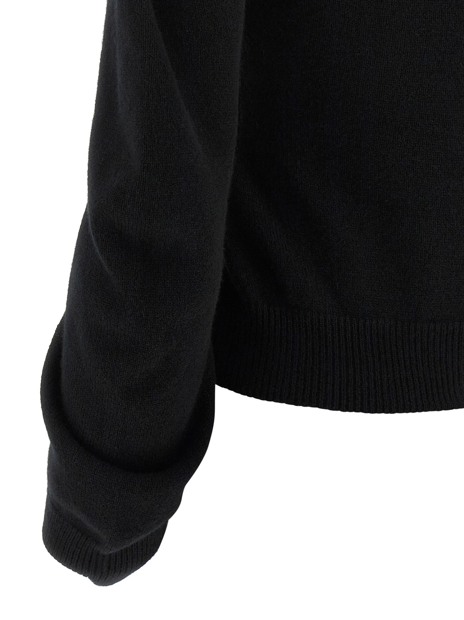 Nude Long-sleeves Button Cardigan In Black