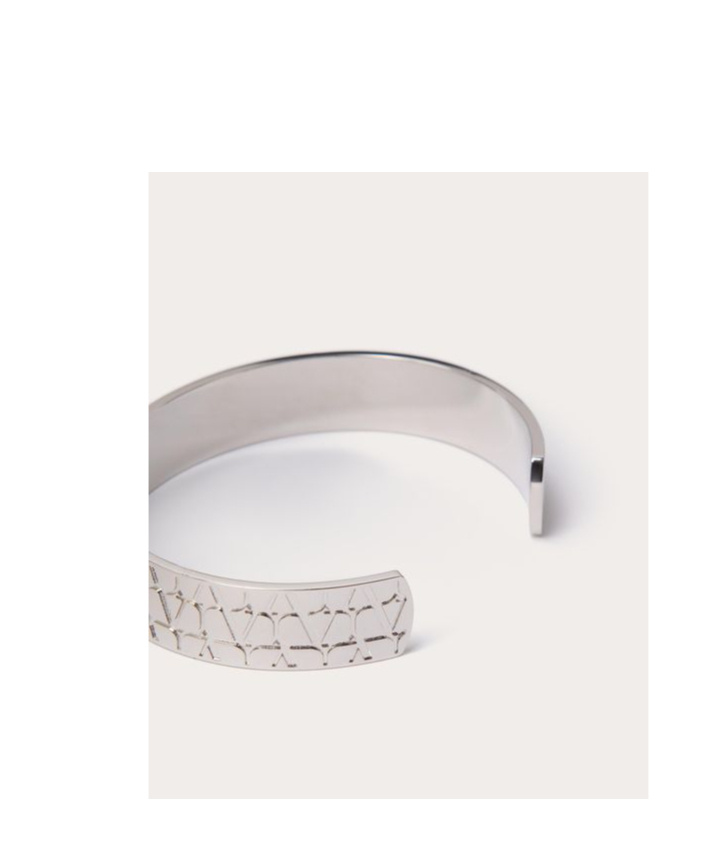 Valentino Cuff Toile Iconographe In Gray