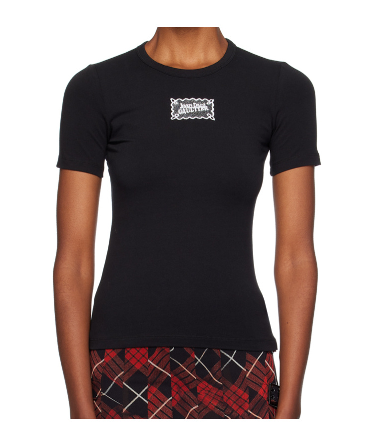 Shop Jean Paul Gaultier Short-sleeved T-shirt In Black
