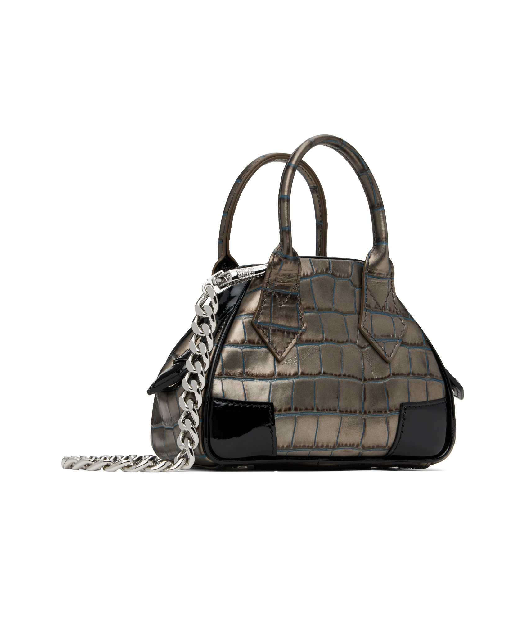 Vivienne Westwood Mini Yasmine Chain Bag In Black