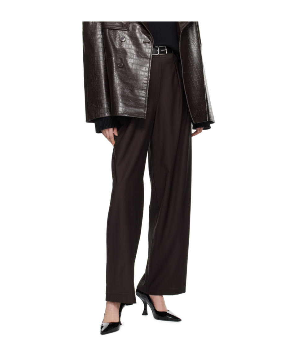 THE FRANKIE SHOP RIPLEY PLEATED TAILORED TROUSERS