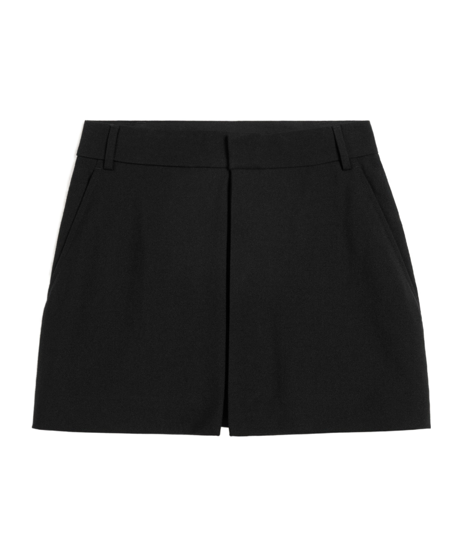 Ami Alexandre Mattiussi Ami Paris Concealed-fastened Mini Skirt In Black