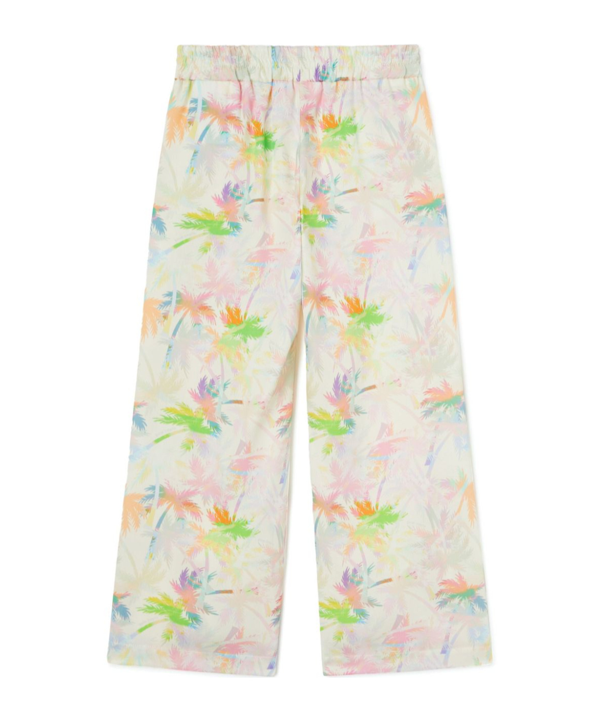 Palm Angels Printed Trousers In White