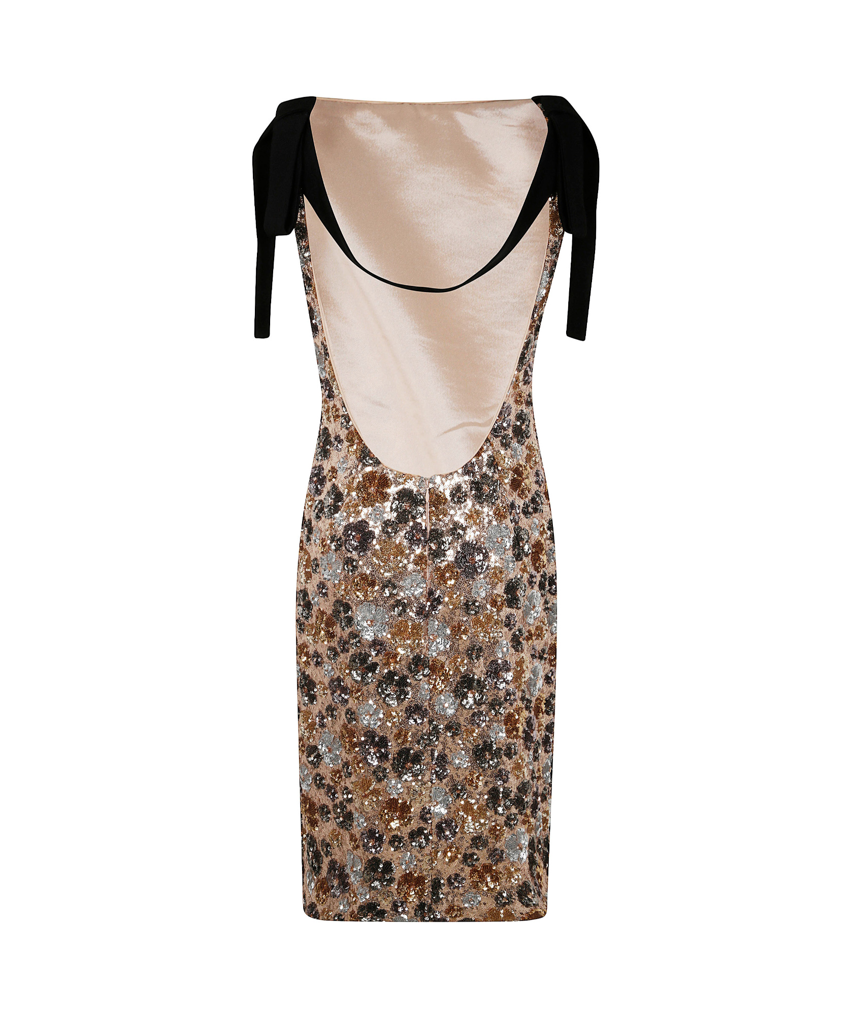 Shop N°21 Sequin-embellished Midi Dress In Brown