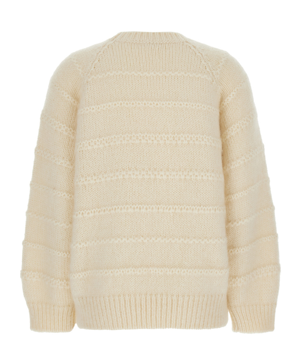 Celine Long-sleeved Sweater In Nude