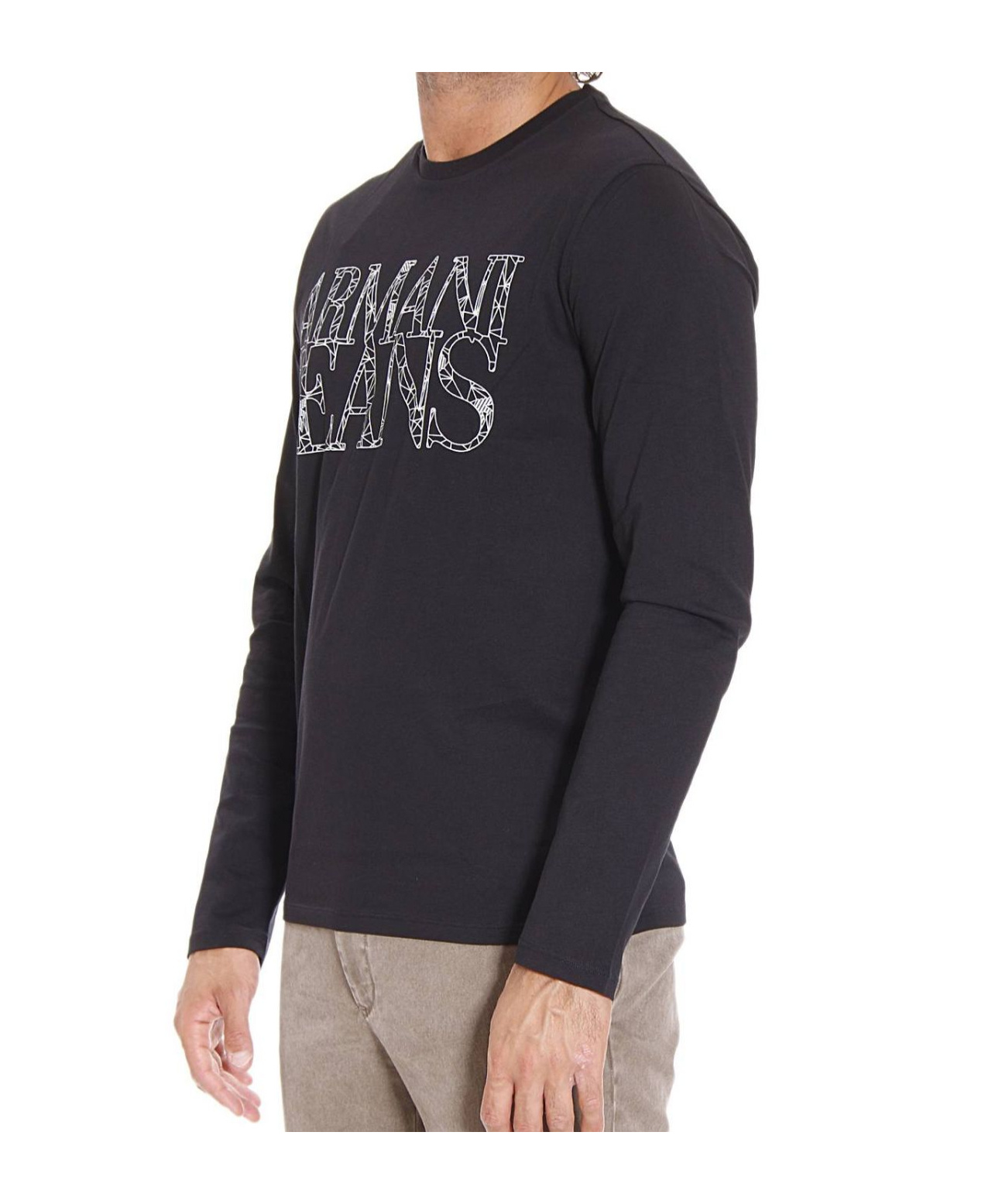 ARMANI JEANS LOGO DETAIL T-SHIRT