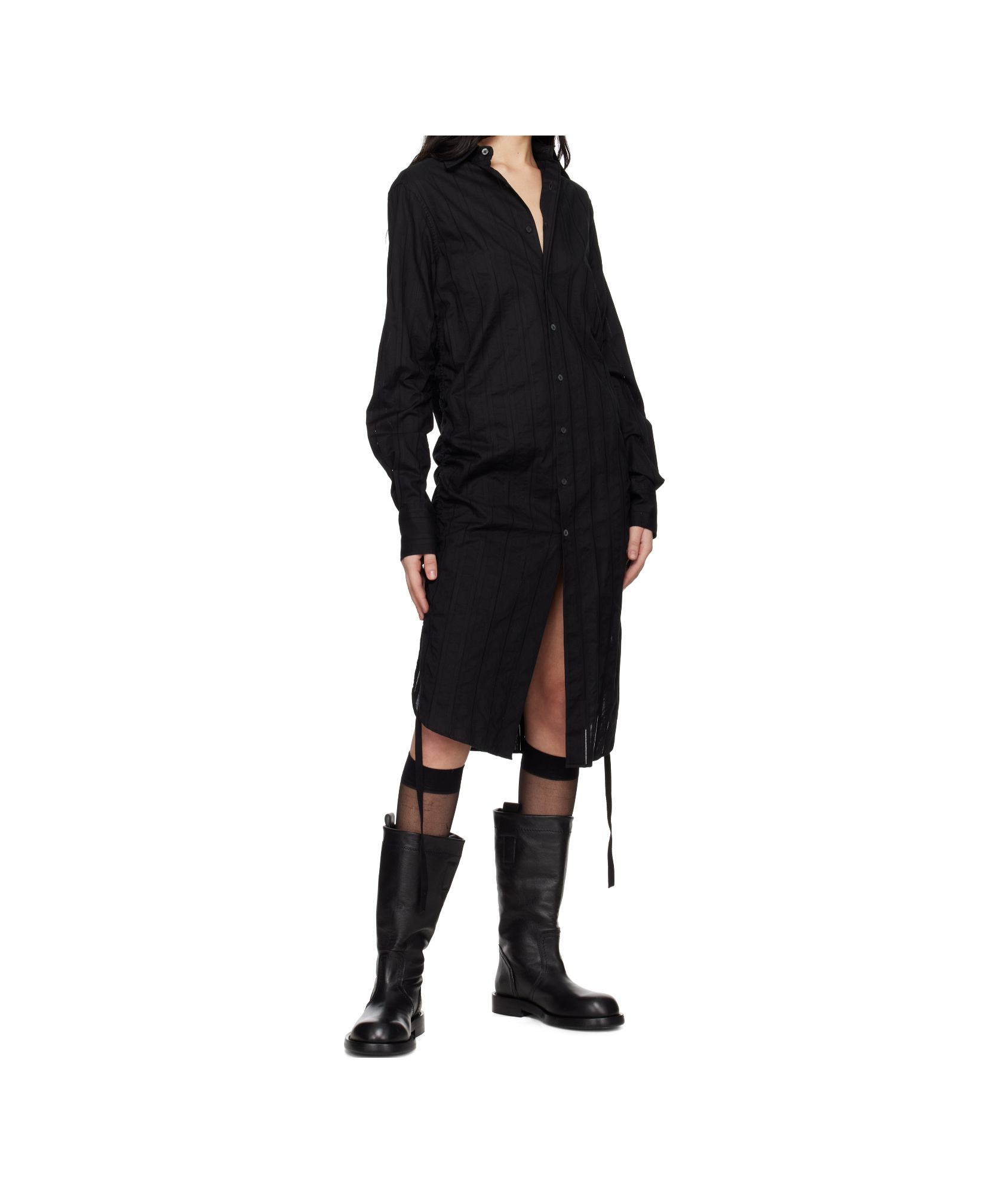 Ann Demeulemeester Sandrina High-comfort Shirt In Black