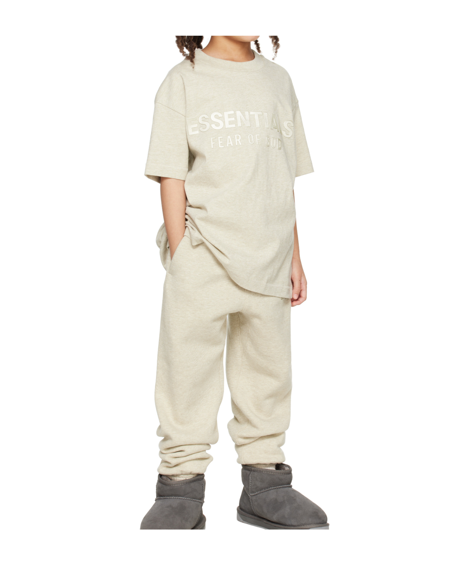 Essentials Kids Beige Classic T-shirt In Neutral