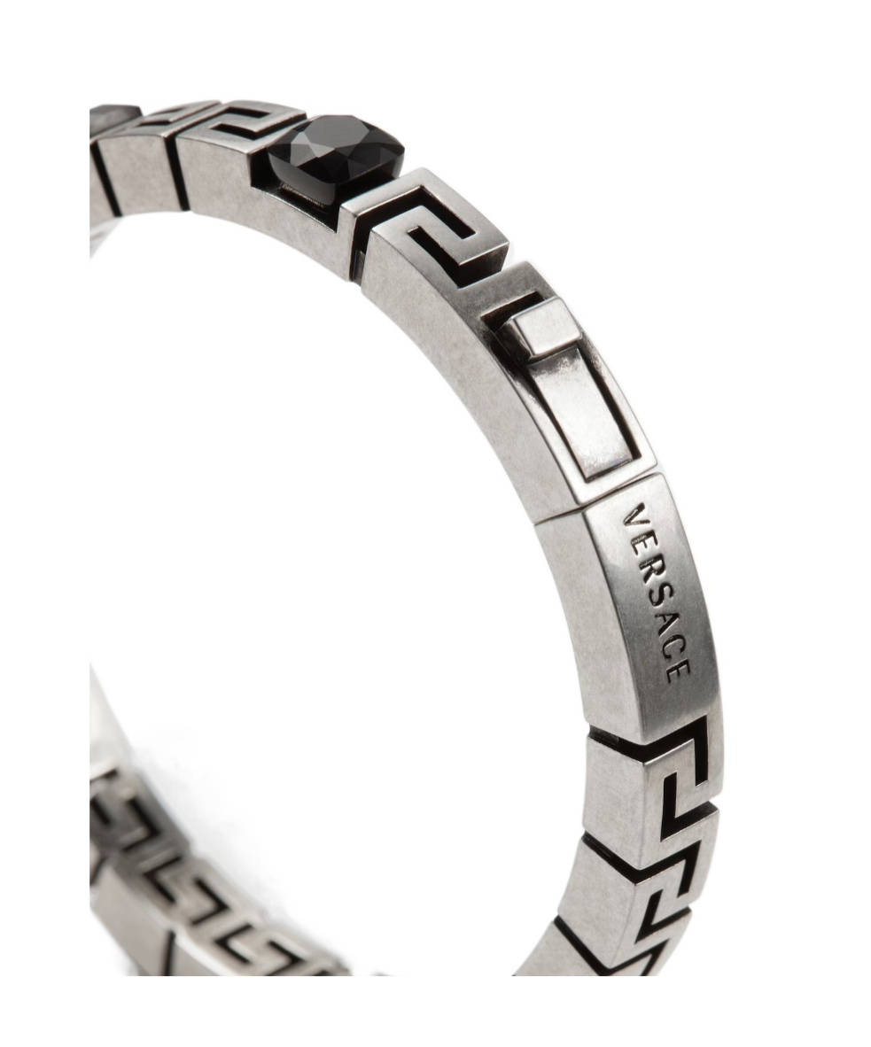 Versace Greca Bracelet In Metallic