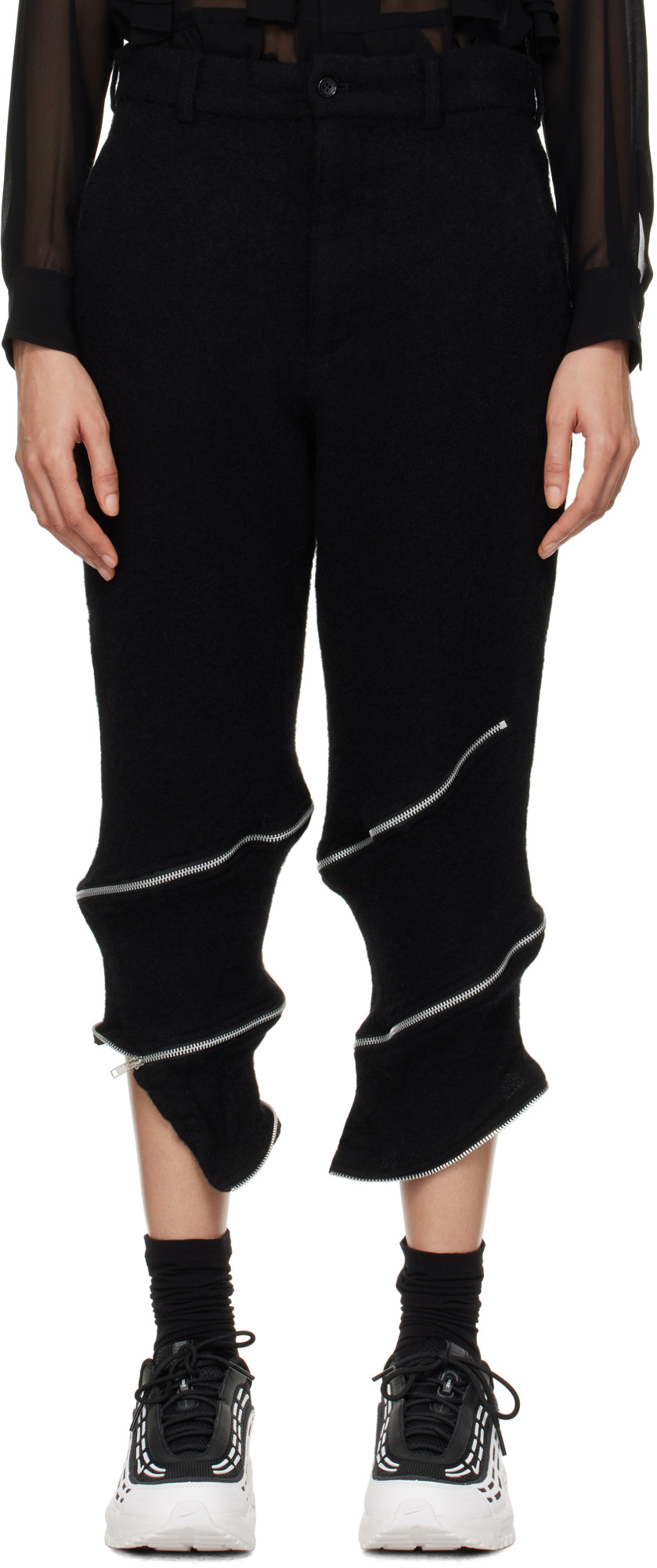 COMME DES GARÇONS BELT LOOP TRACK PANTS