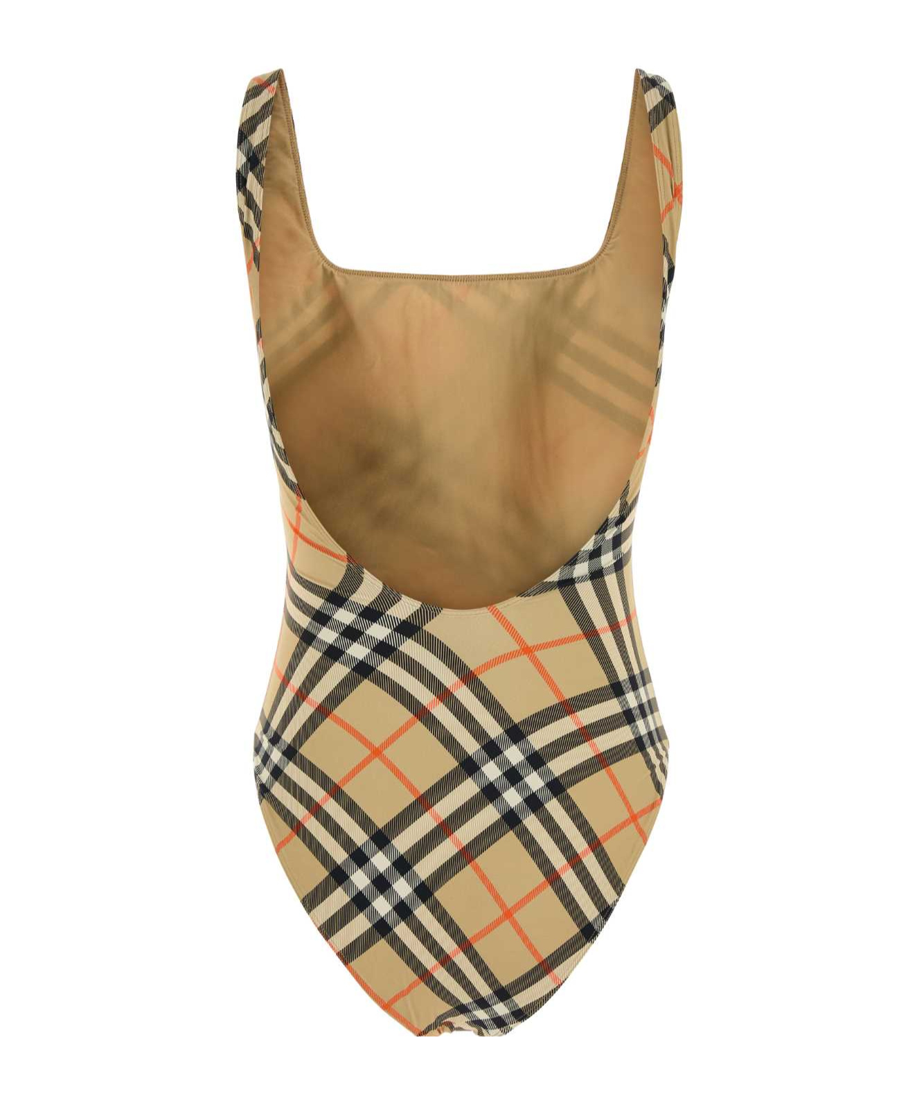 Burberry Printed Stretch Nylon Swimsuit