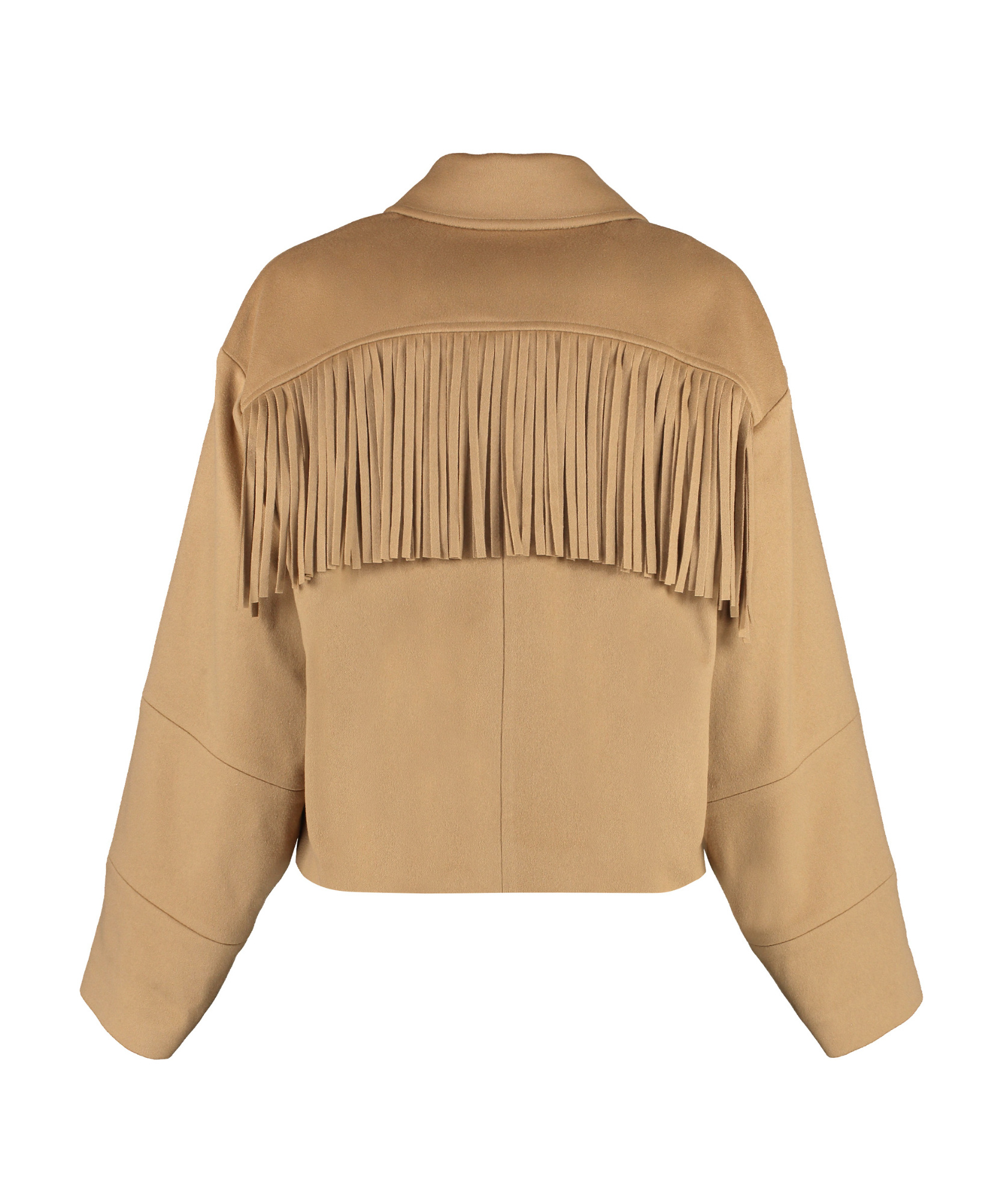Shop Federica Tosi Long Sleeve Casual Jacket In Brown