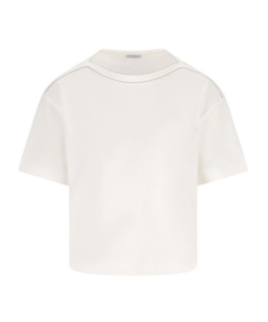 Brunello Cucinelli Monili-chain T-shirt In White