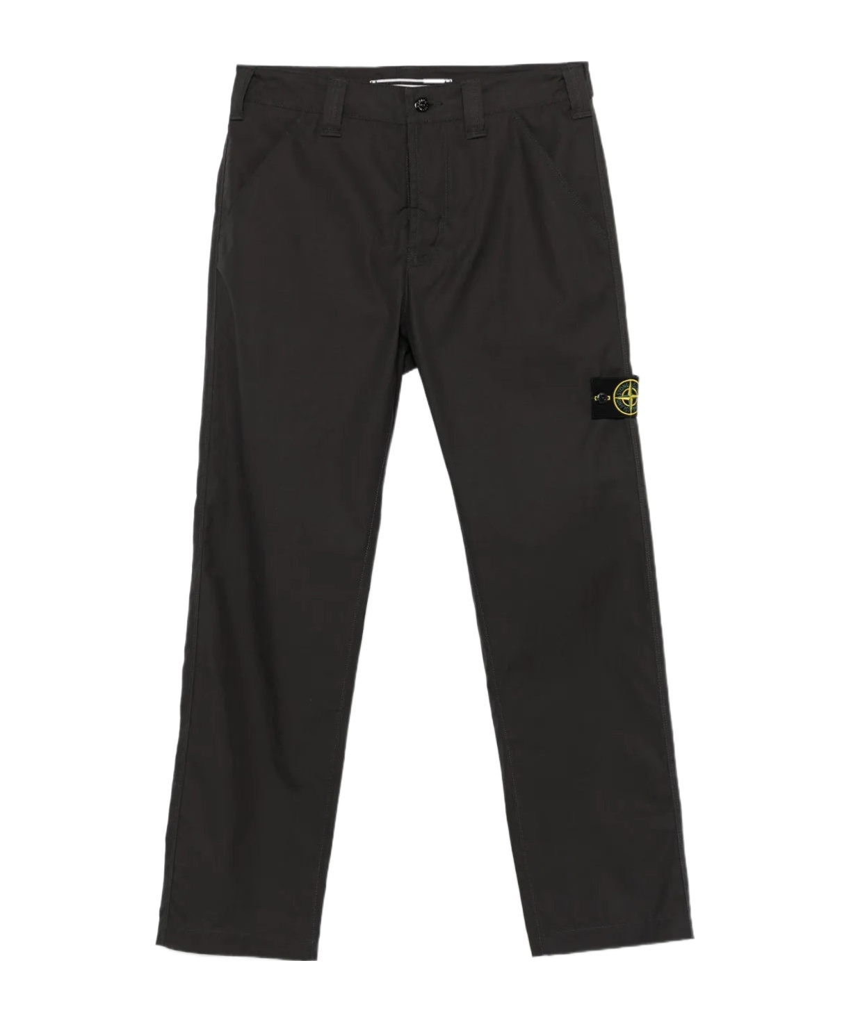 Stone Island Belt Loop Track Pants In Charcoal-grey