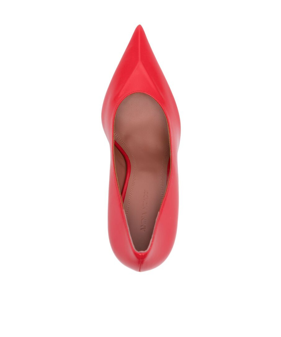 Amina Muaddi Pointed High Heels In Red