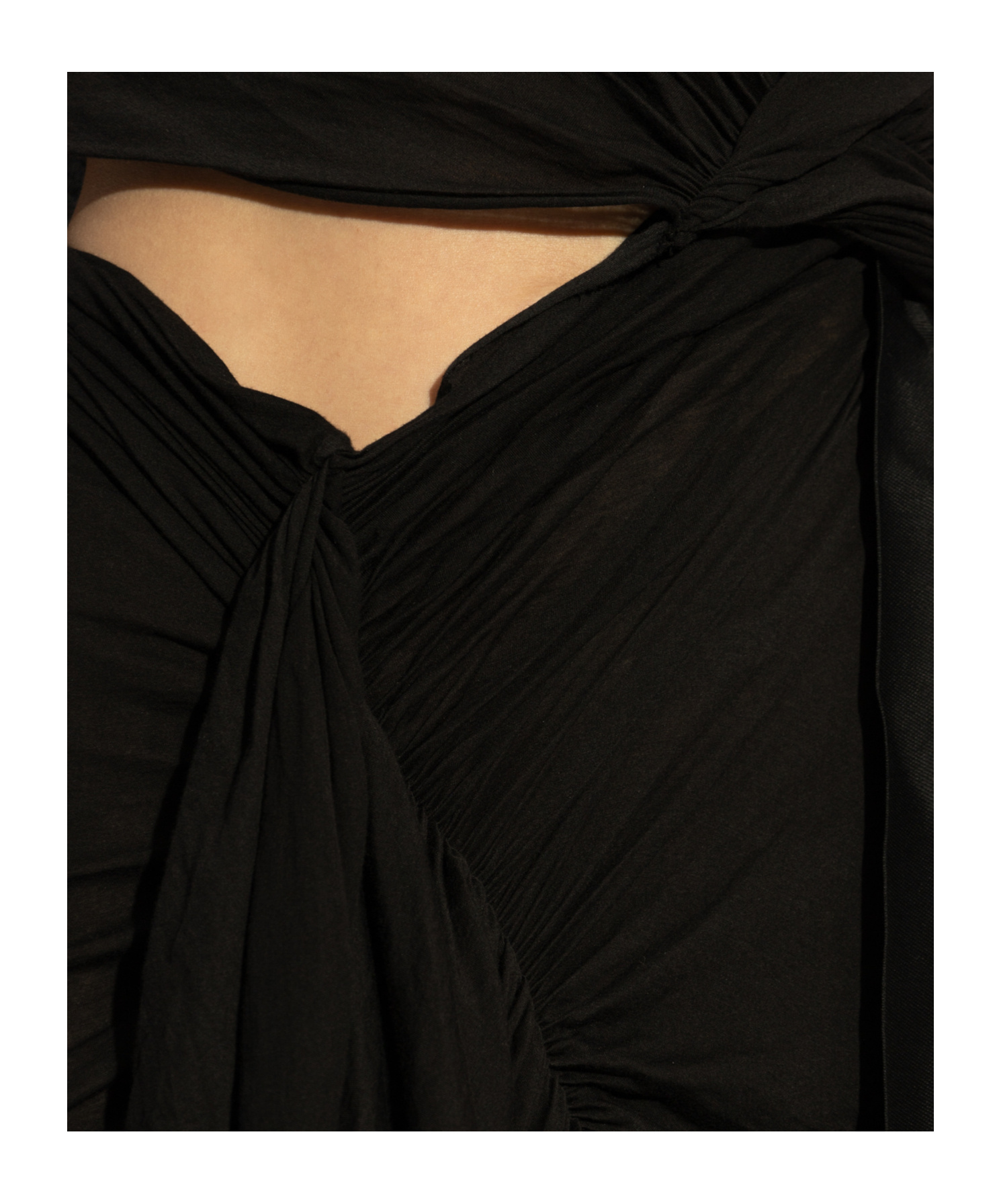 Rick Owens Drkshdw Fog Mini Dress In Black