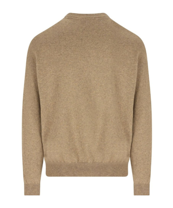 Loro Piana Classic Crewneck Jumper In Brown