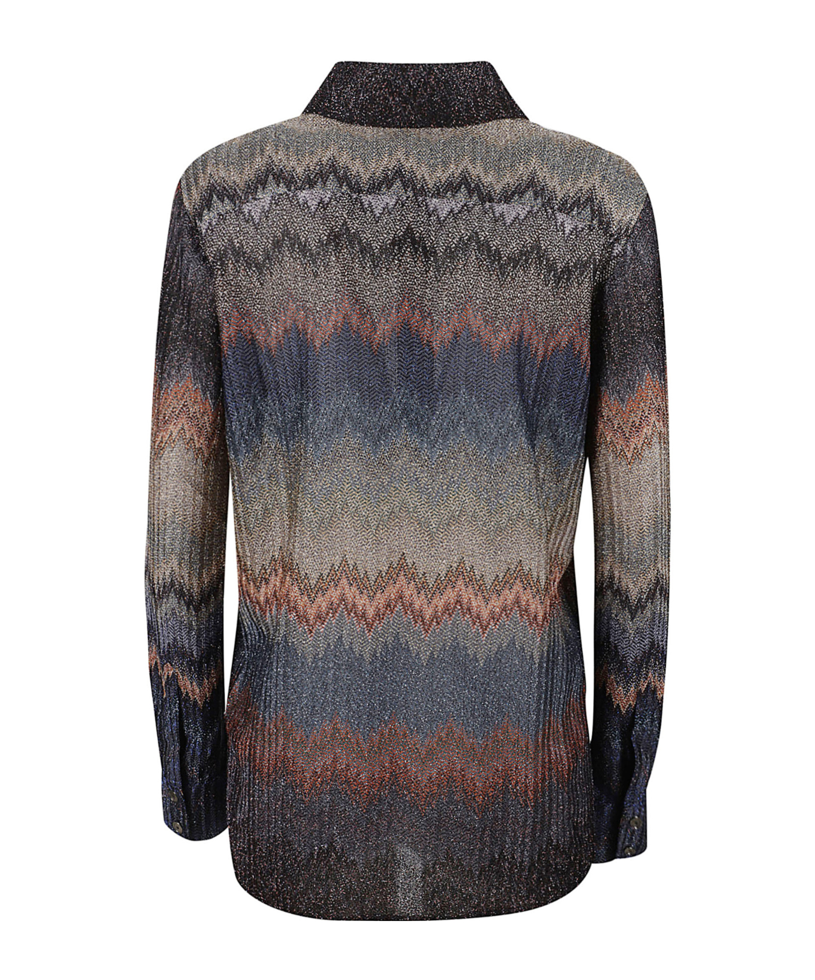 Missoni Zig-zag Pattern Shirt In Black