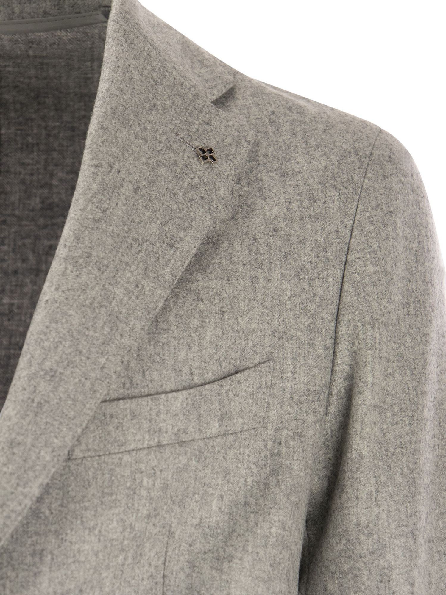 Tagliatore Virgin Wool Suit In Gray