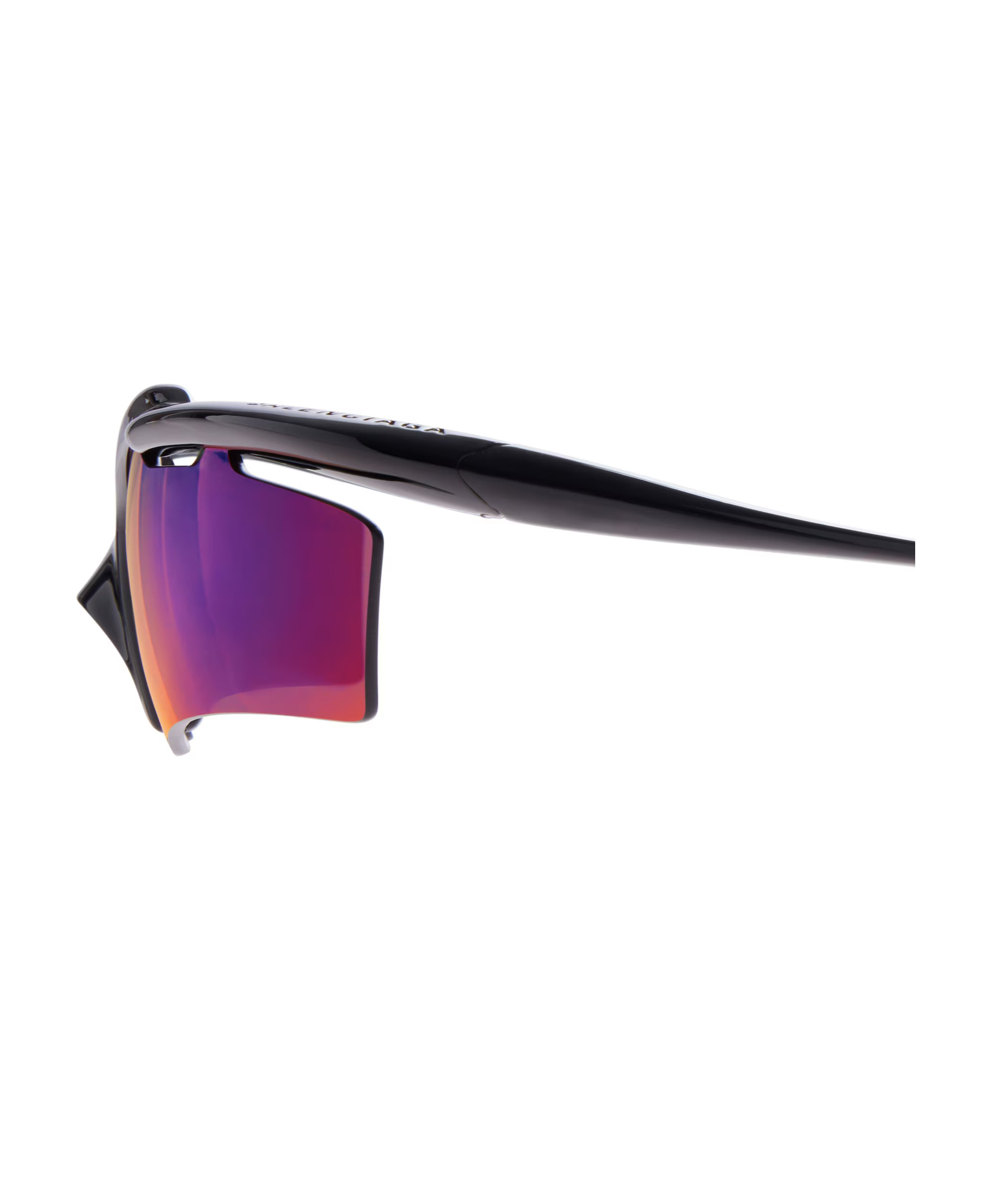 Balenciaga Shield-frame Sunglasses In Black