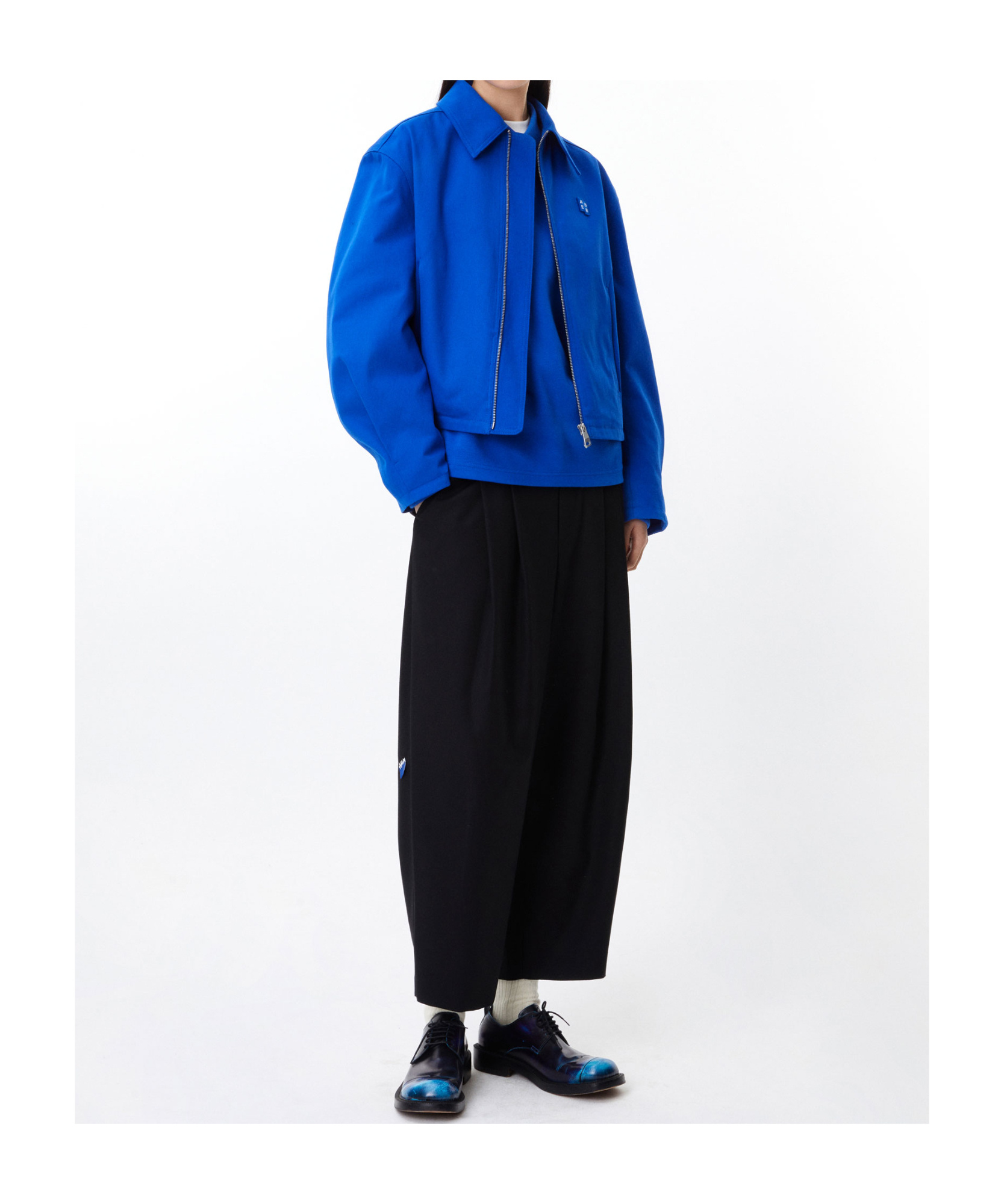 Ader Error Significant Series Lapel Casual Speeds Up In Blue