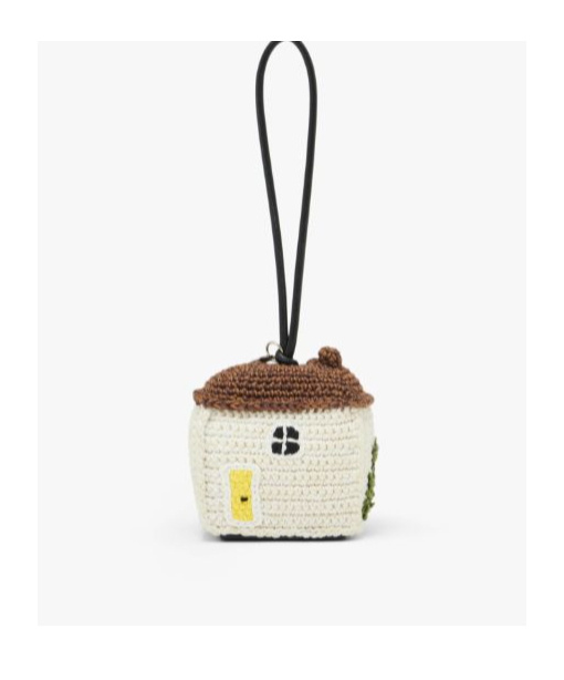 Jw Anderson House Crocheted Pendant In Multicolor