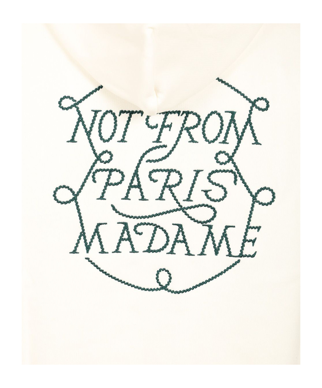 Drôle De Monsieur Embroidered-motif Cotton Hoodie
