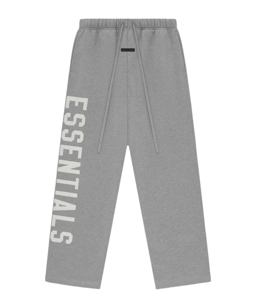 Essentials Logo-printed Tie-dye Track Pants In Gray