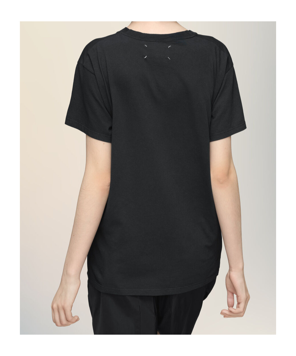 Maison Margiela Bingo-print Cotton T-shirt Clothing In Black