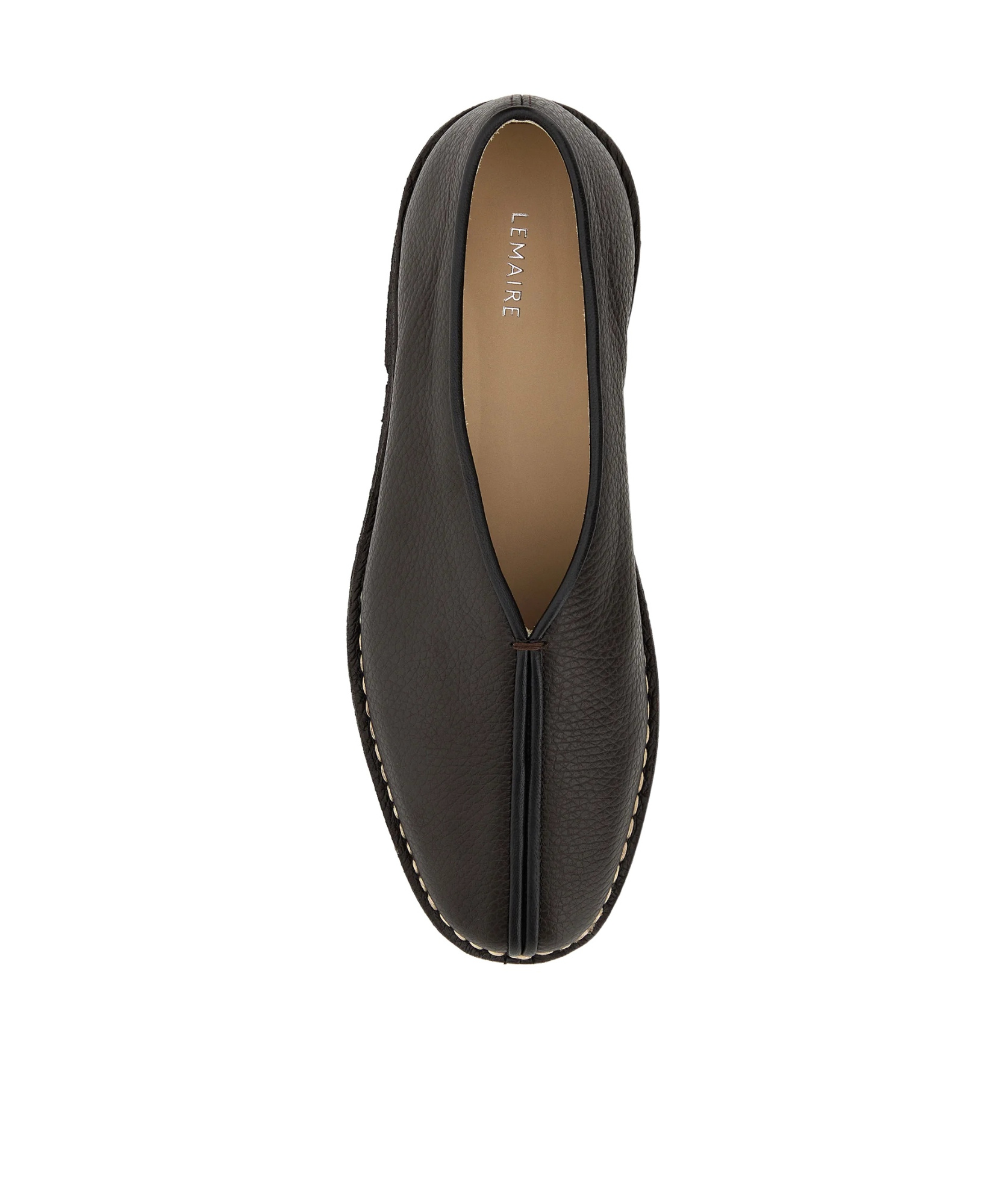 Lemaire Piped Flats In Black