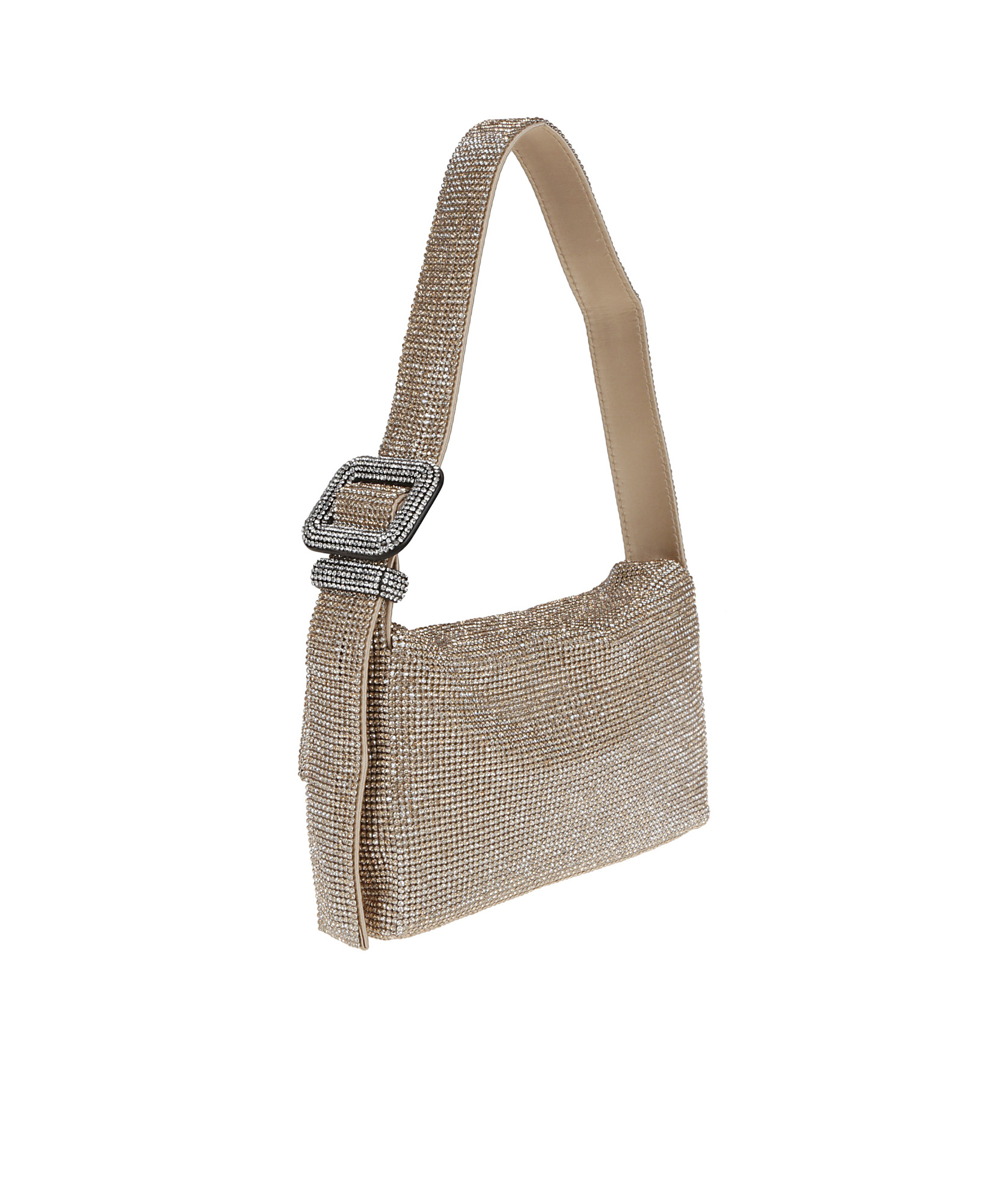 Benedetta Bruzziches Flap Shoulder Bag In Nude