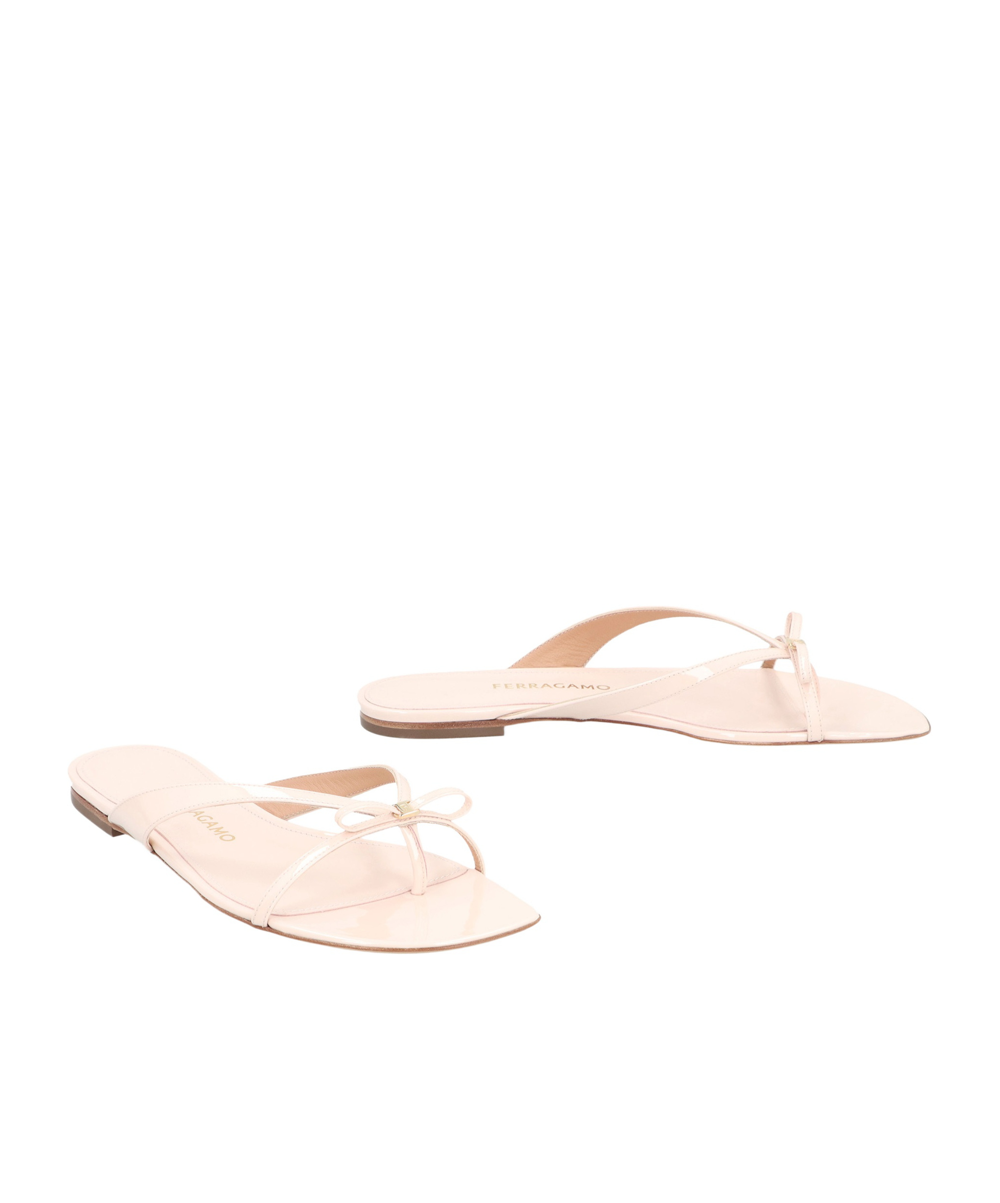 Ferragamo Mini Bow Flip Flops